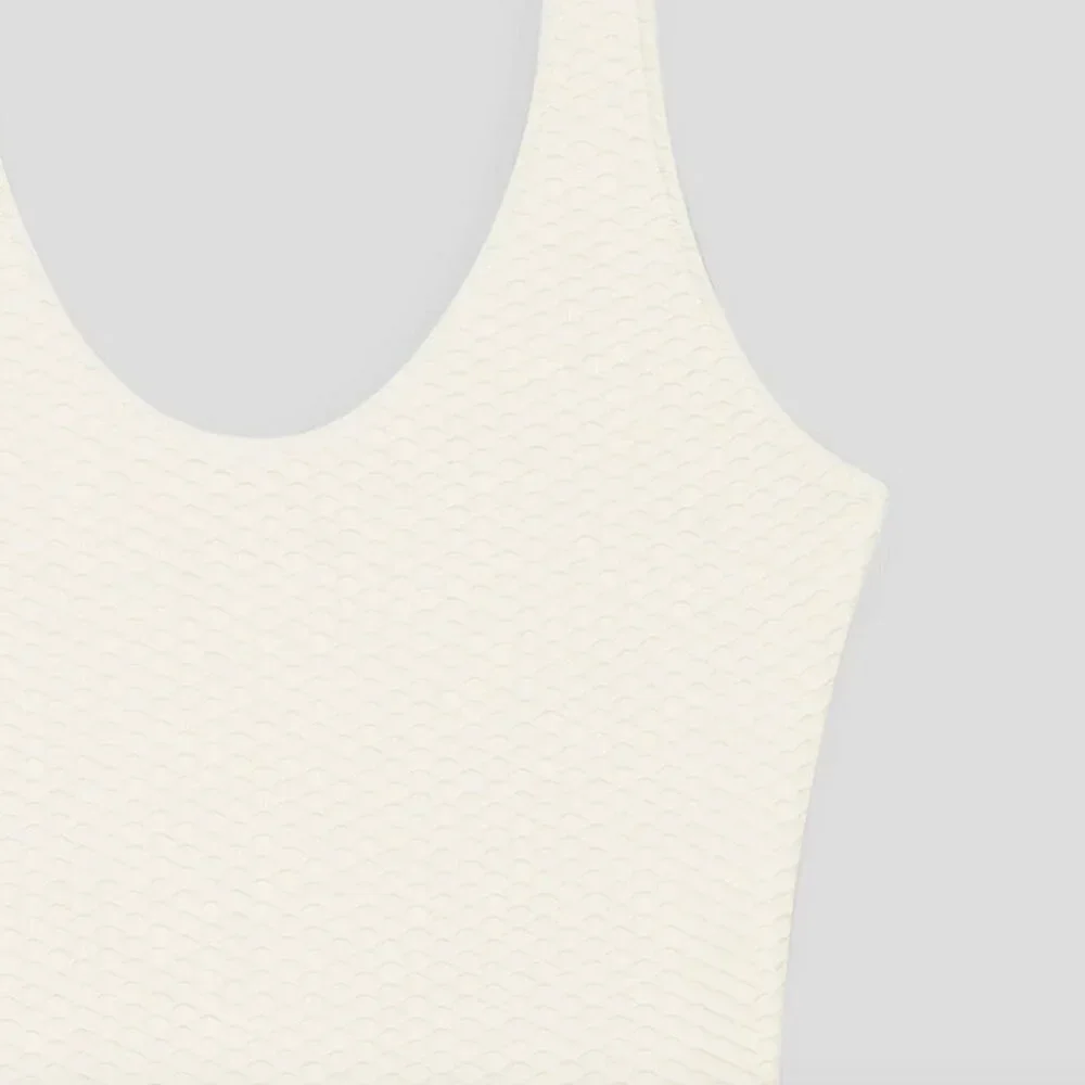 ANINE BING Jace One Piece In Color Cream - Picture 4 of 8